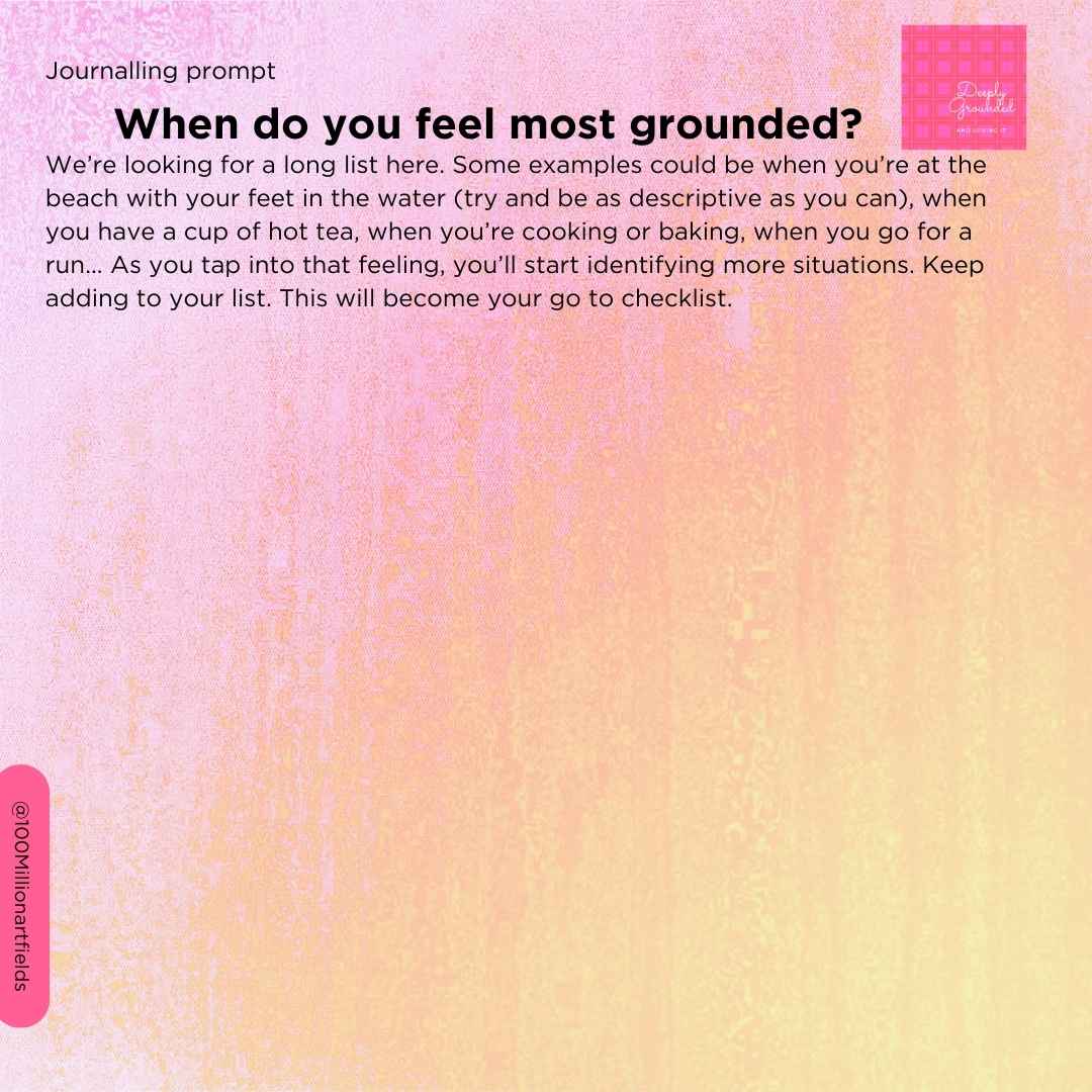 Deeply Grounded Journal Page