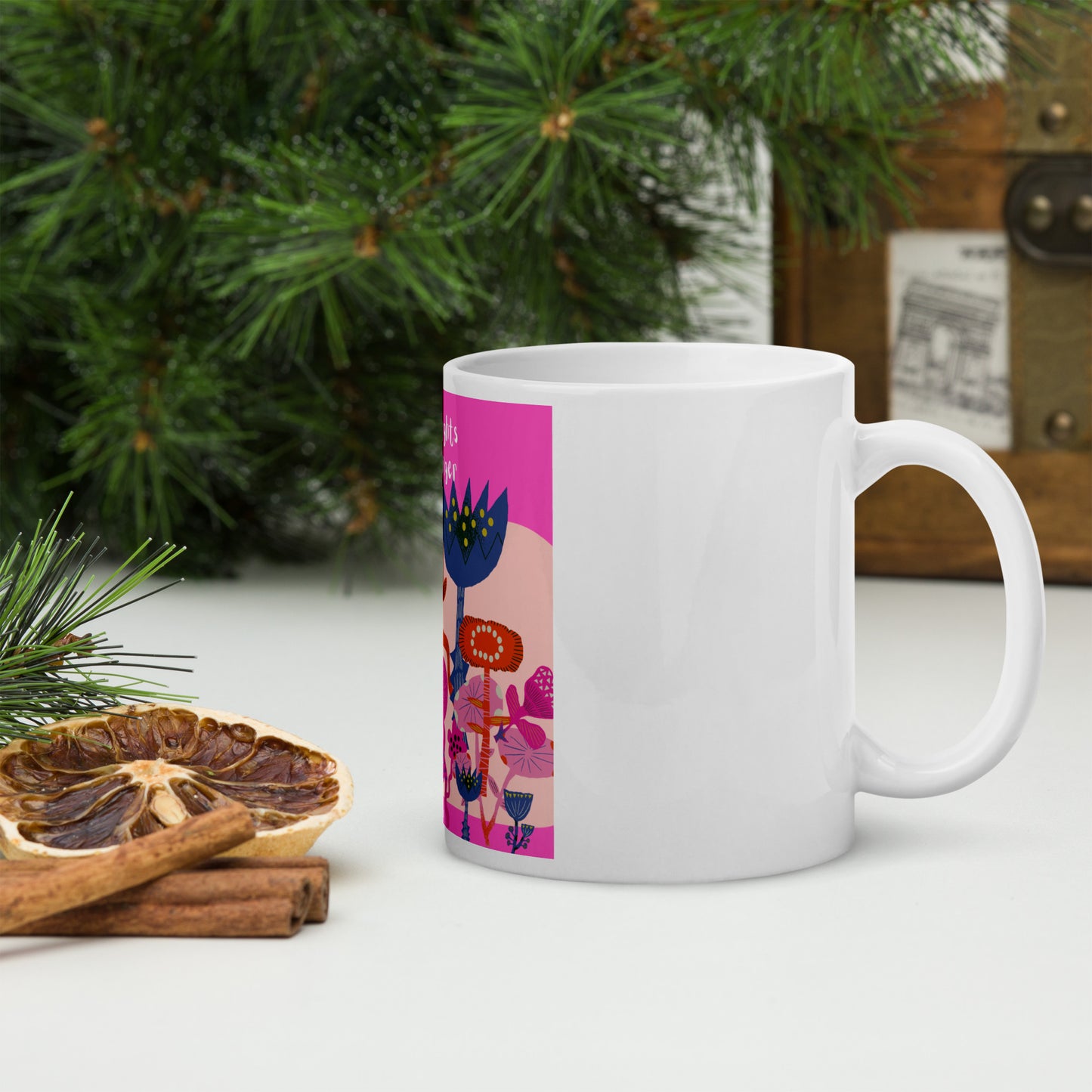 Let The Happy Thoughts mug