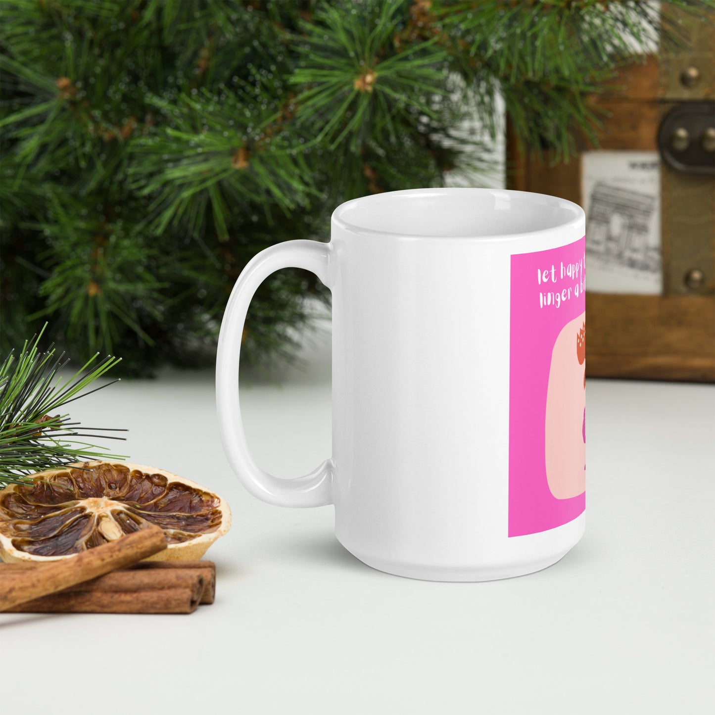 Let The Happy Thoughts mug