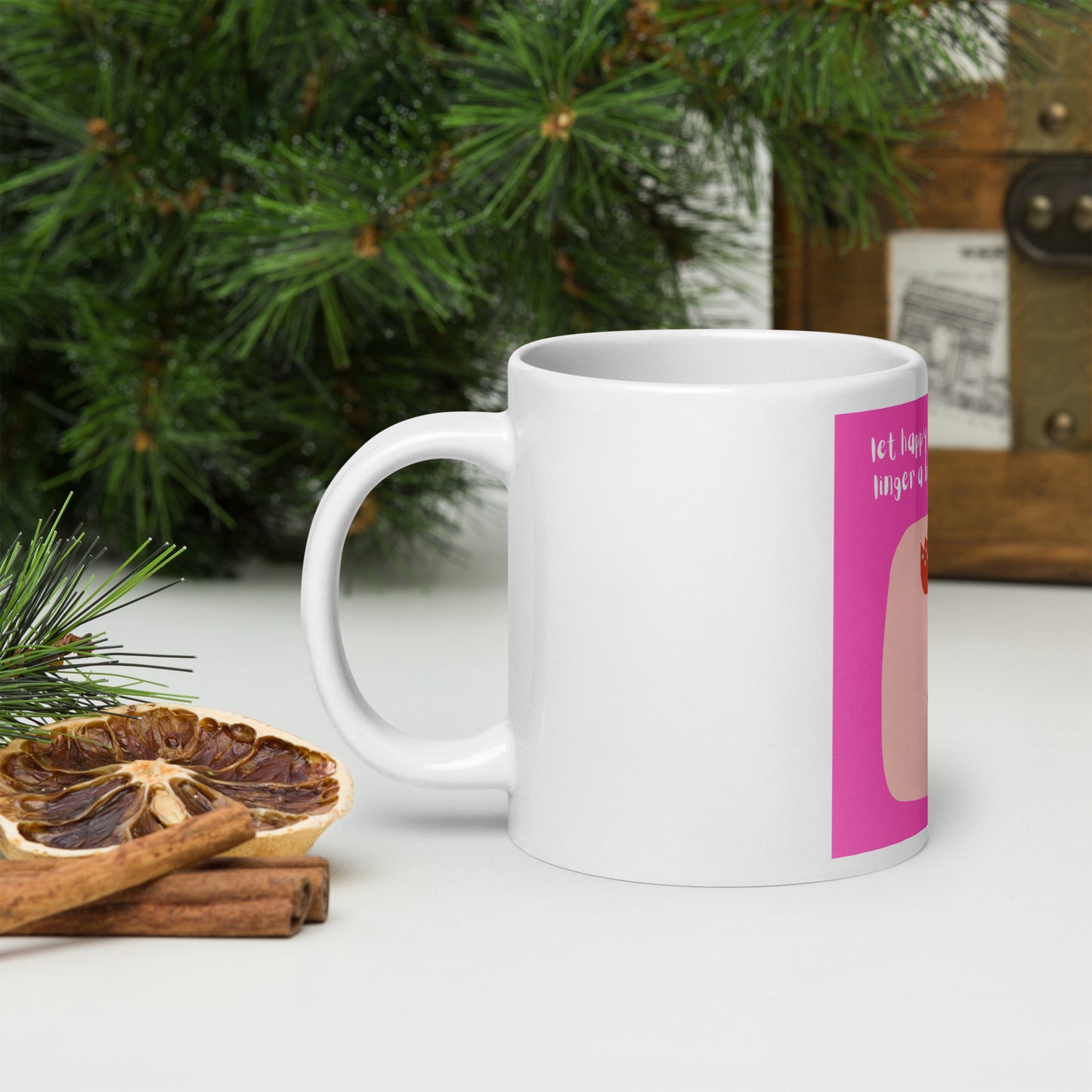 Let The Happy Thoughts mug