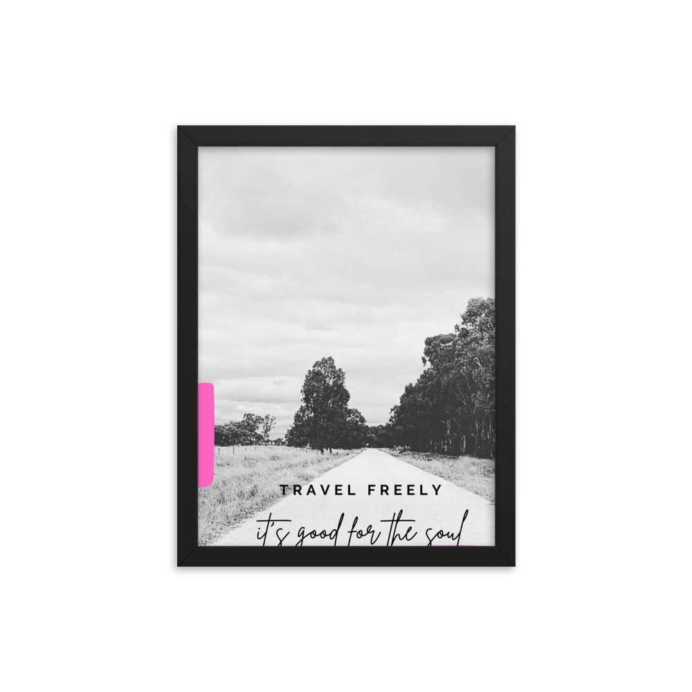Travel freely - Framed Art
