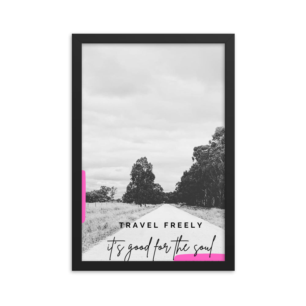 Travel freely - Framed Art