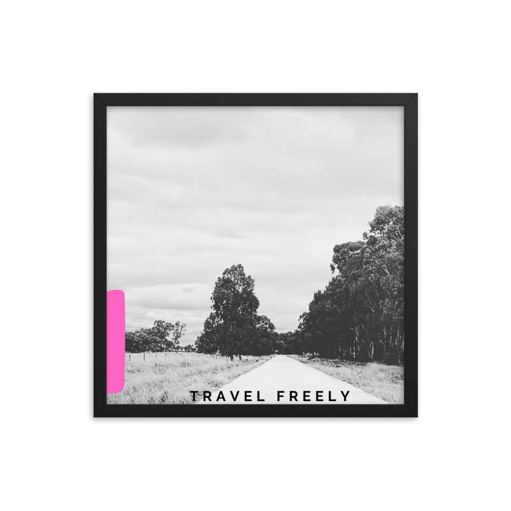 Travel freely - Framed Art