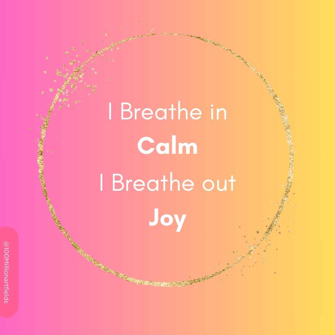 I breathe in Calm I Breathe Our Joy Digital Print