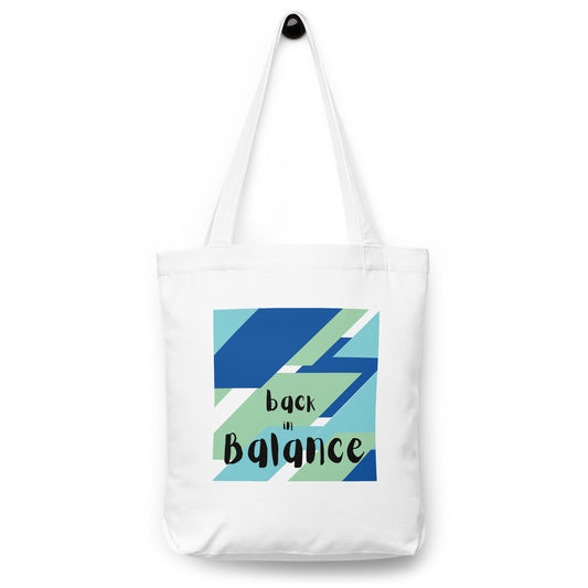 Back in Balance Cotton tote bag