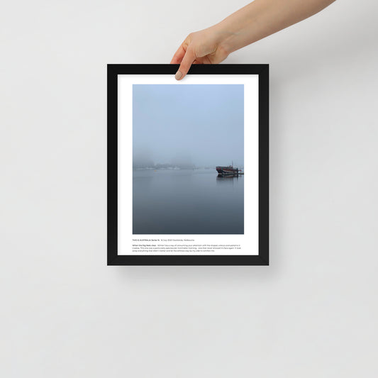When The fog clears