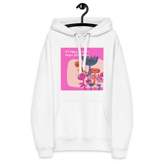 Let The Happy Thoughts Premium eco hoodie