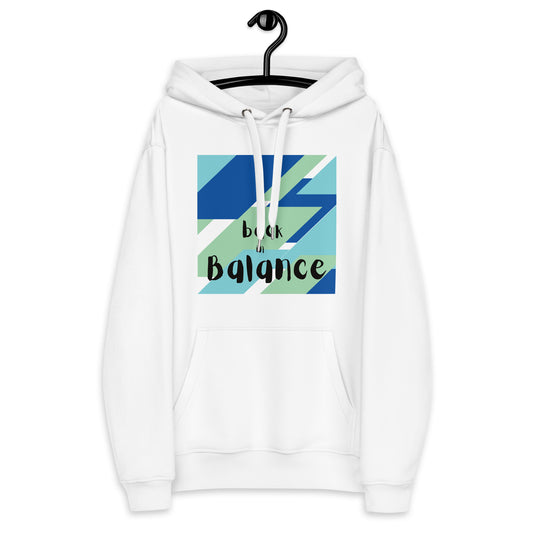 Back in Balance Premium eco hoodie