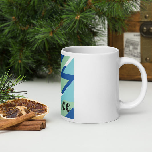 Back in Balance - Affirmation Mug by 100millionartfields