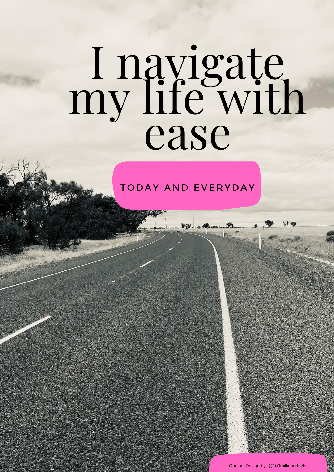 Navigate Life with ease Poster Print