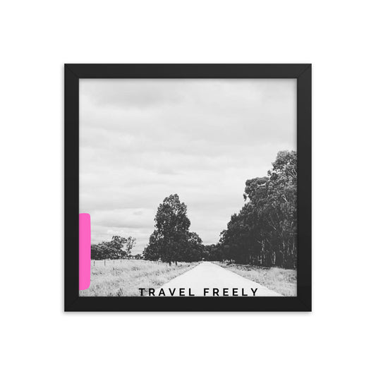 Travel freely - Framed Art