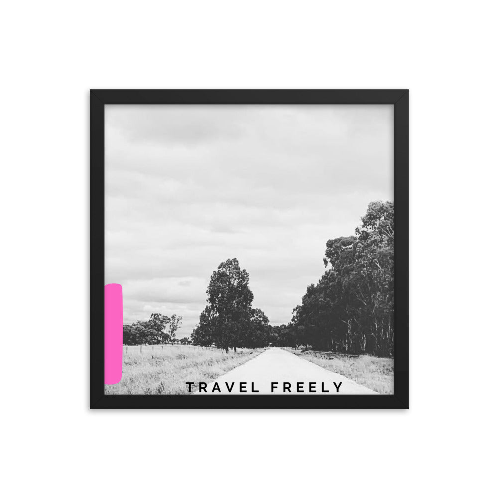 Travel freely - Framed Art