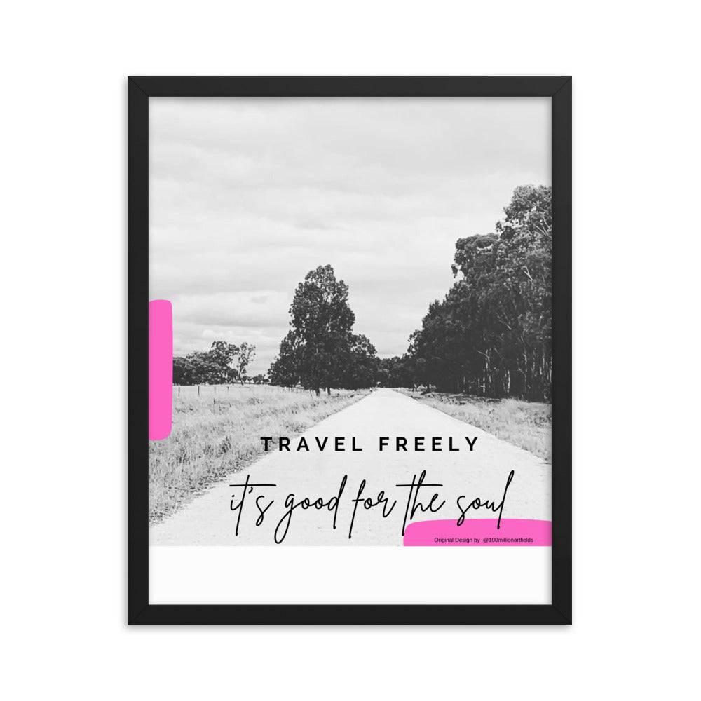 Travel freely - Framed Art
