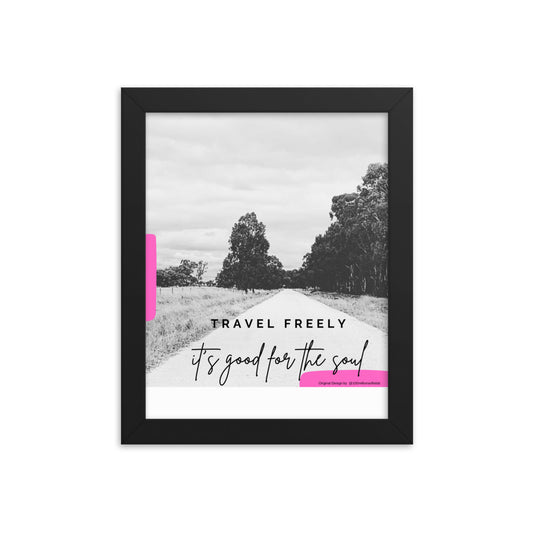 Travel freely - Framed Art